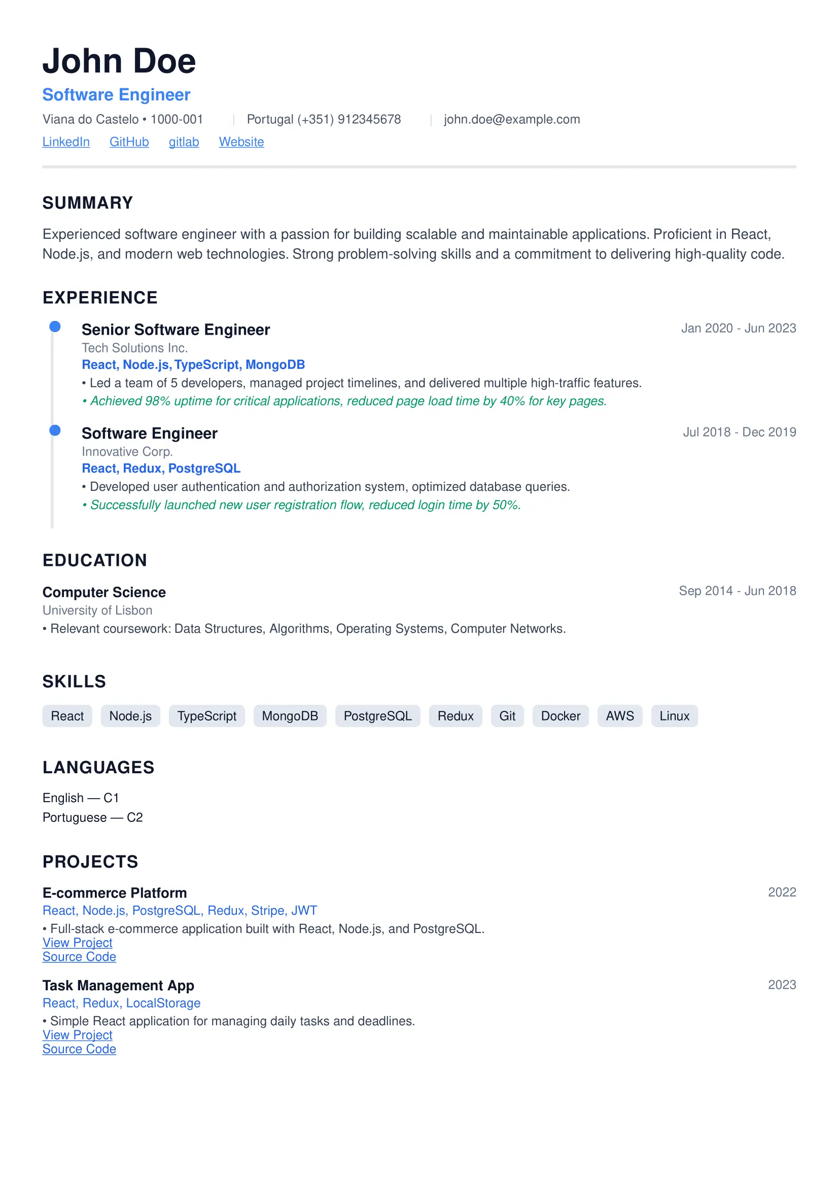 Linha do Tempo preview